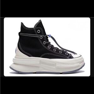 Converse Platform Run Star Legacy CX High Size W7.5 in black